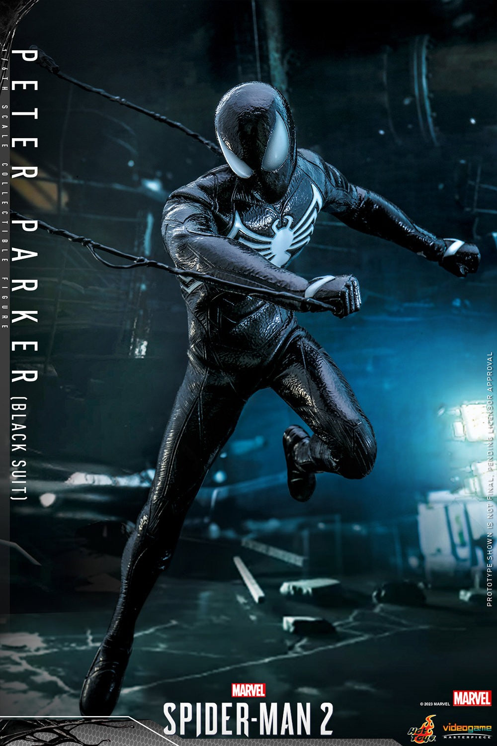 Peter Parker (Black Suit) Marvel Sixth Scale Figure