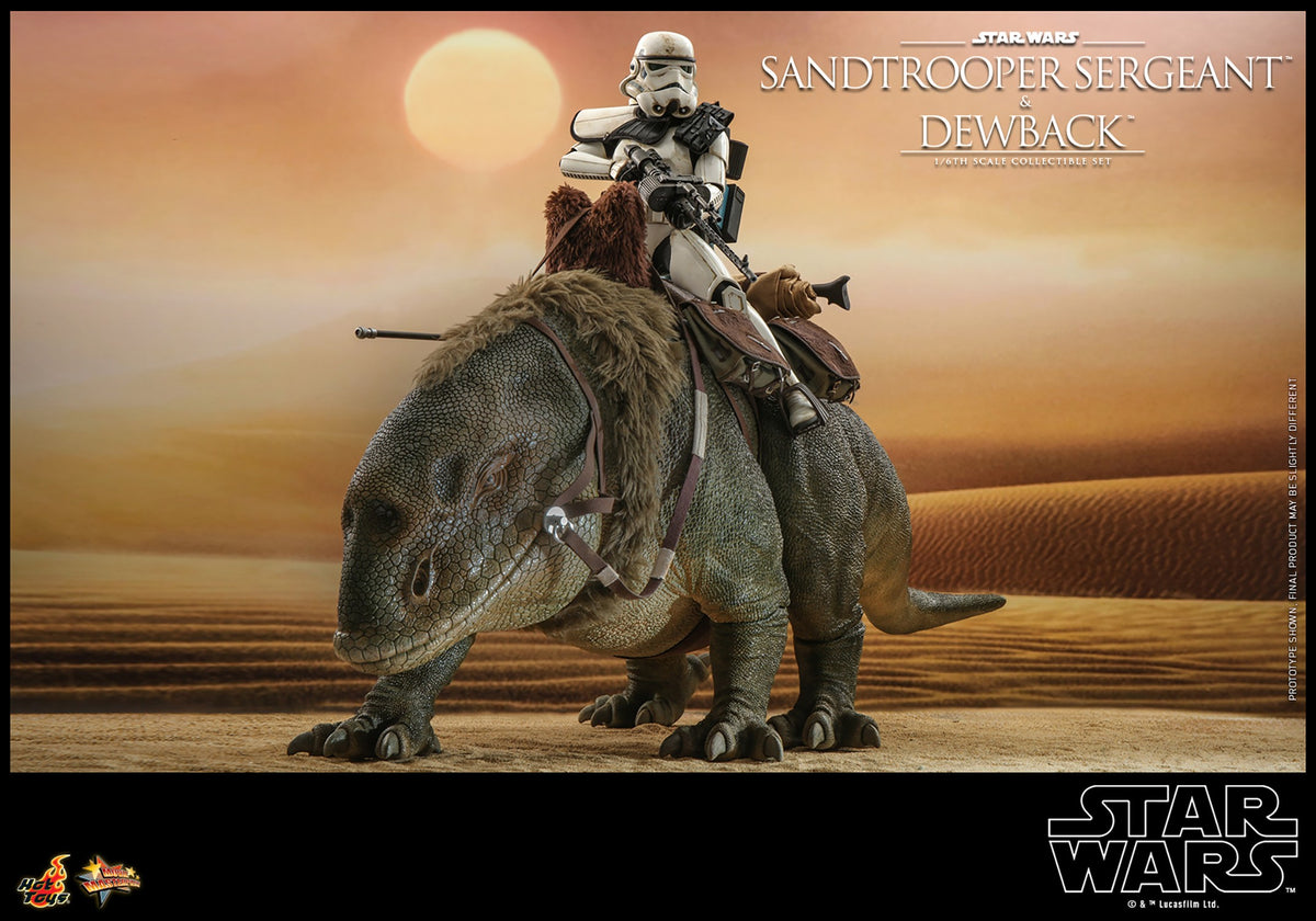 Sandtrooper Sergeant and Dewback Star Wars Sixth Scale Figure Set