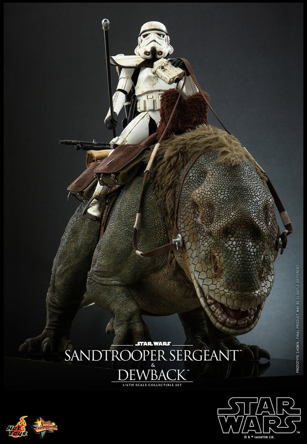 Sandtrooper Sergeant and Dewback Star Wars Sixth Scale Figure Set