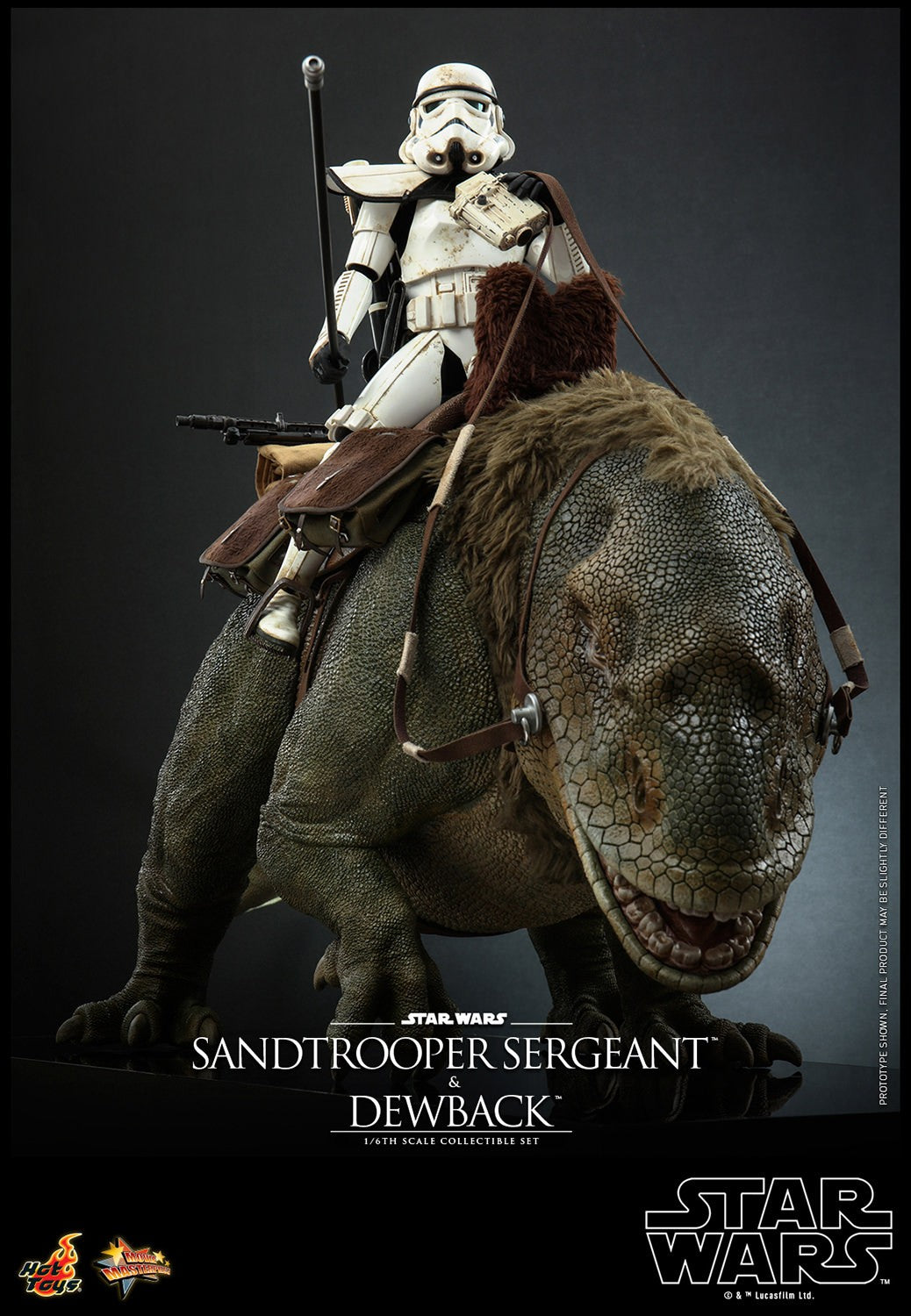 Sandtrooper Sergeant and Dewback Star Wars Sixth Scale Figure Set