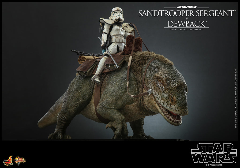 Sandtrooper Sergeant and Dewback Star Wars Sixth Scale Figure Set
