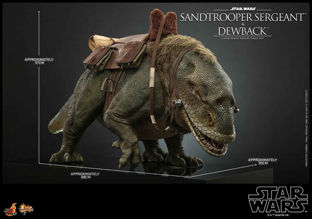 Sandtrooper Sergeant and Dewback Star Wars Sixth Scale Figure Set