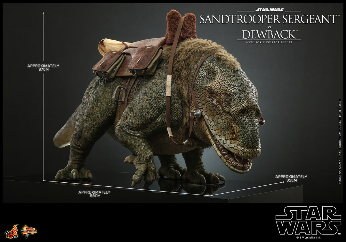 Sandtrooper Sergeant and Dewback Star Wars Sixth Scale Figure Set
