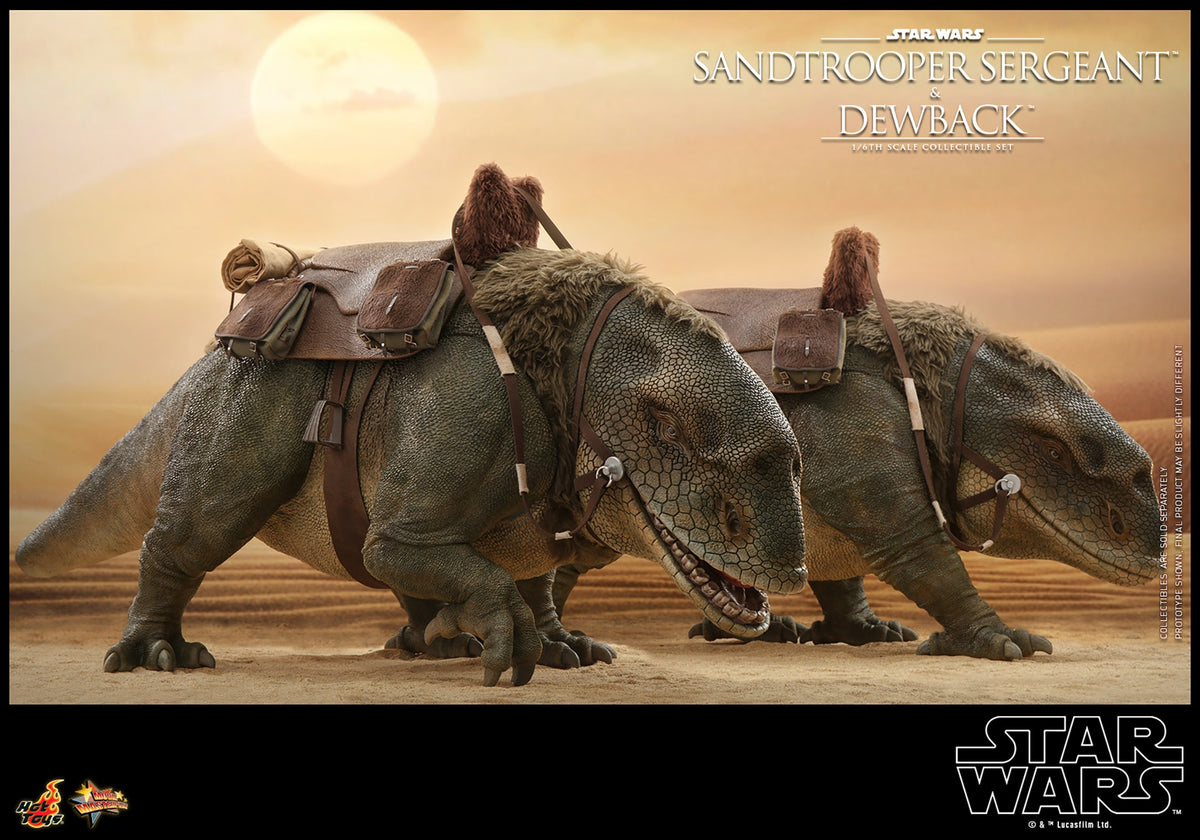 Sandtrooper Sergeant and Dewback Star Wars Sixth Scale Figure Set
