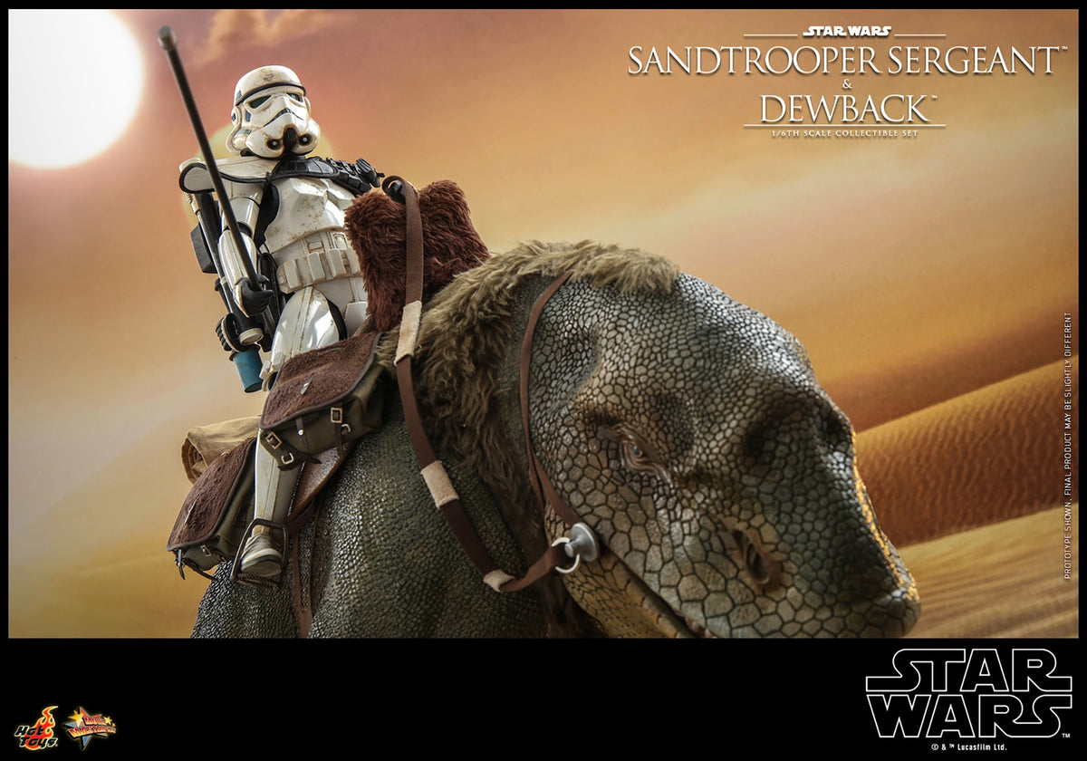 Sandtrooper Sergeant and Dewback Star Wars Sixth Scale Figure Set