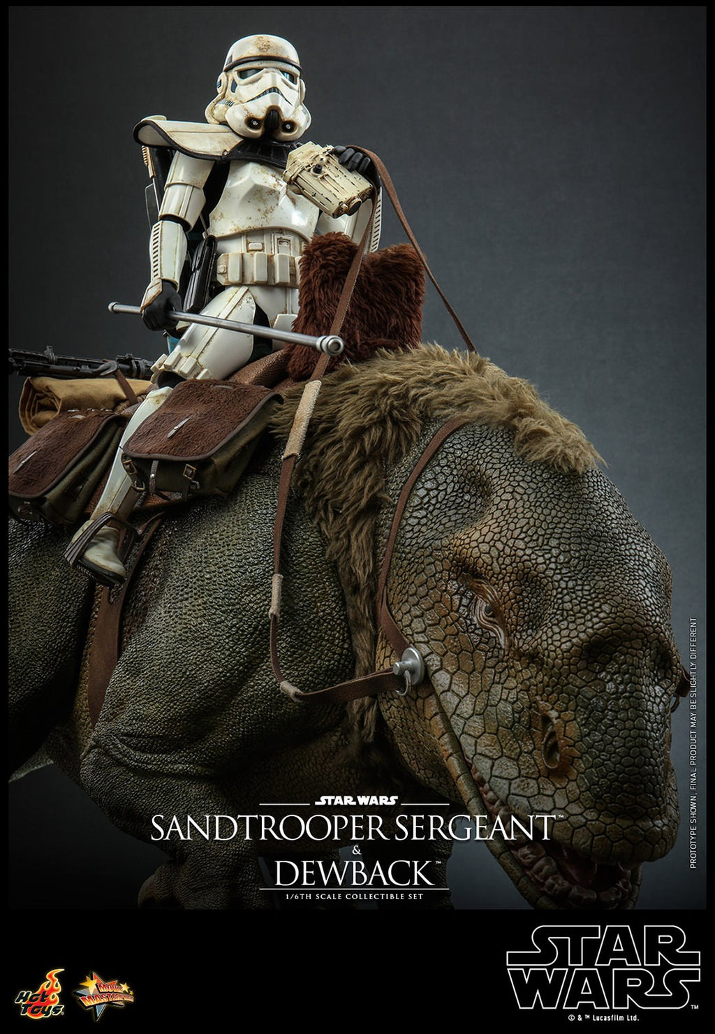 Sandtrooper Sergeant and Dewback Star Wars Sixth Scale Figure Set
