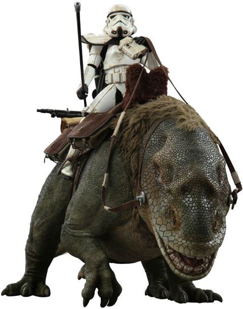 Sandtrooper Sergeant and Dewback Star Wars Sixth Scale Figure Set