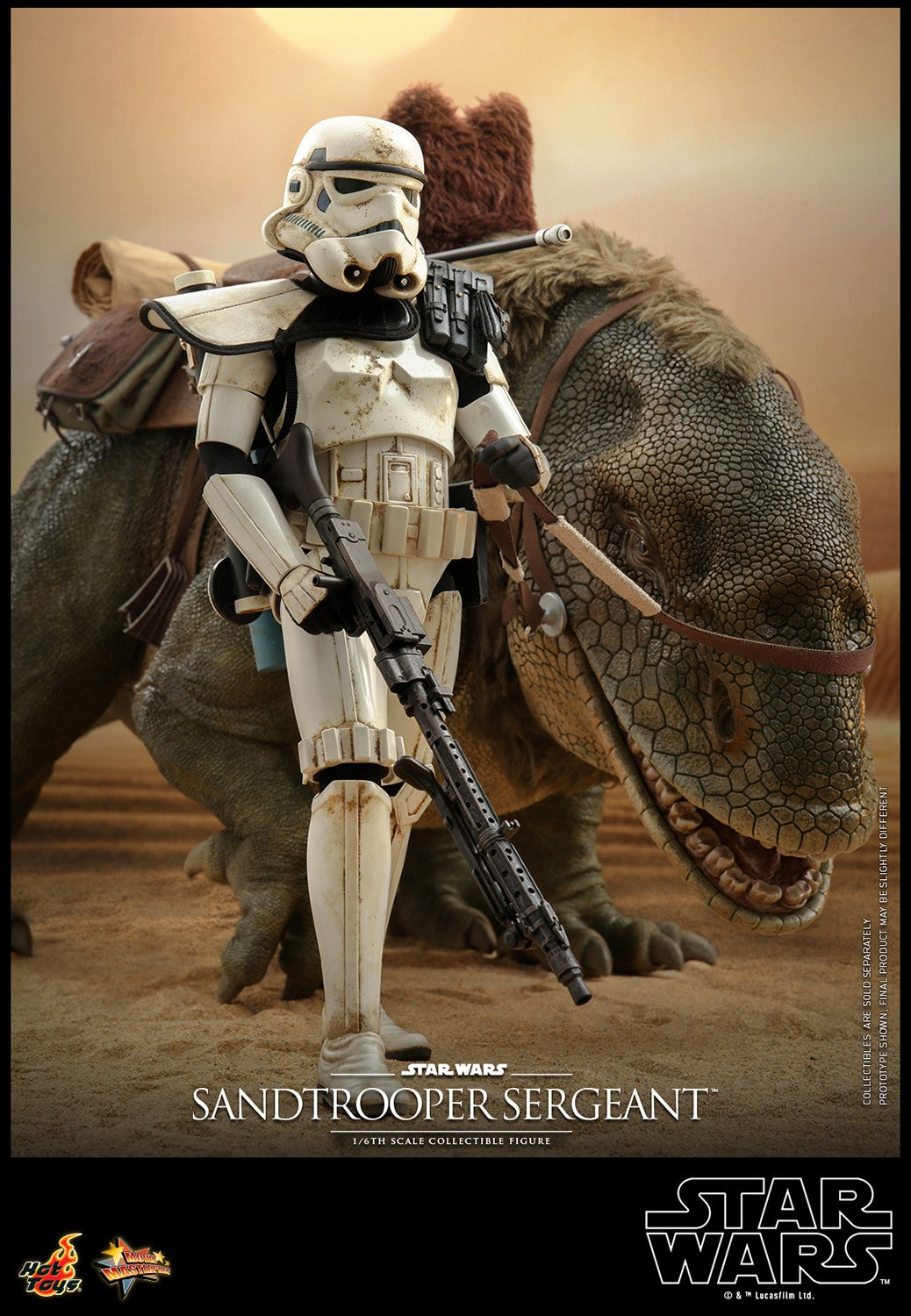 Sandtrooper Sergeant and Dewback Star Wars Sixth Scale Figure Set
