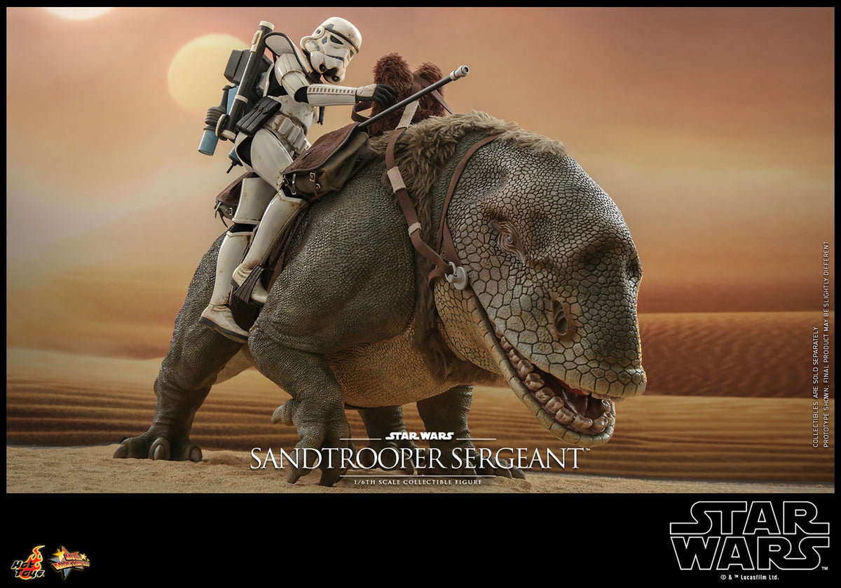 Sandtrooper Sergeant and Dewback Star Wars Sixth Scale Figure Set