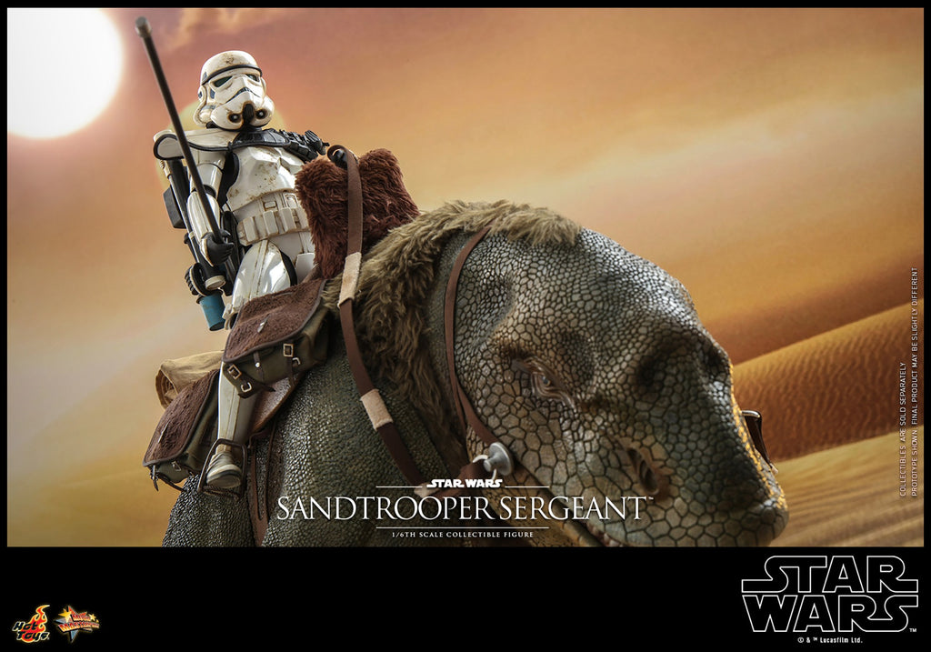 Sandtrooper Sergeant and Dewback Star Wars Sixth Scale Figure Set