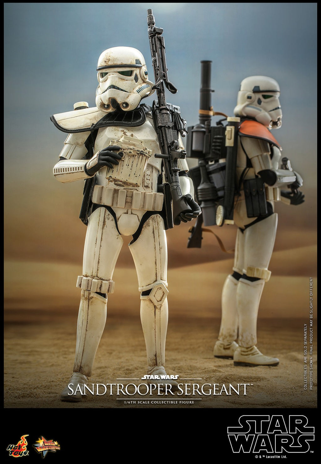 Sandtrooper Sergeant and Dewback Star Wars Sixth Scale Figure Set