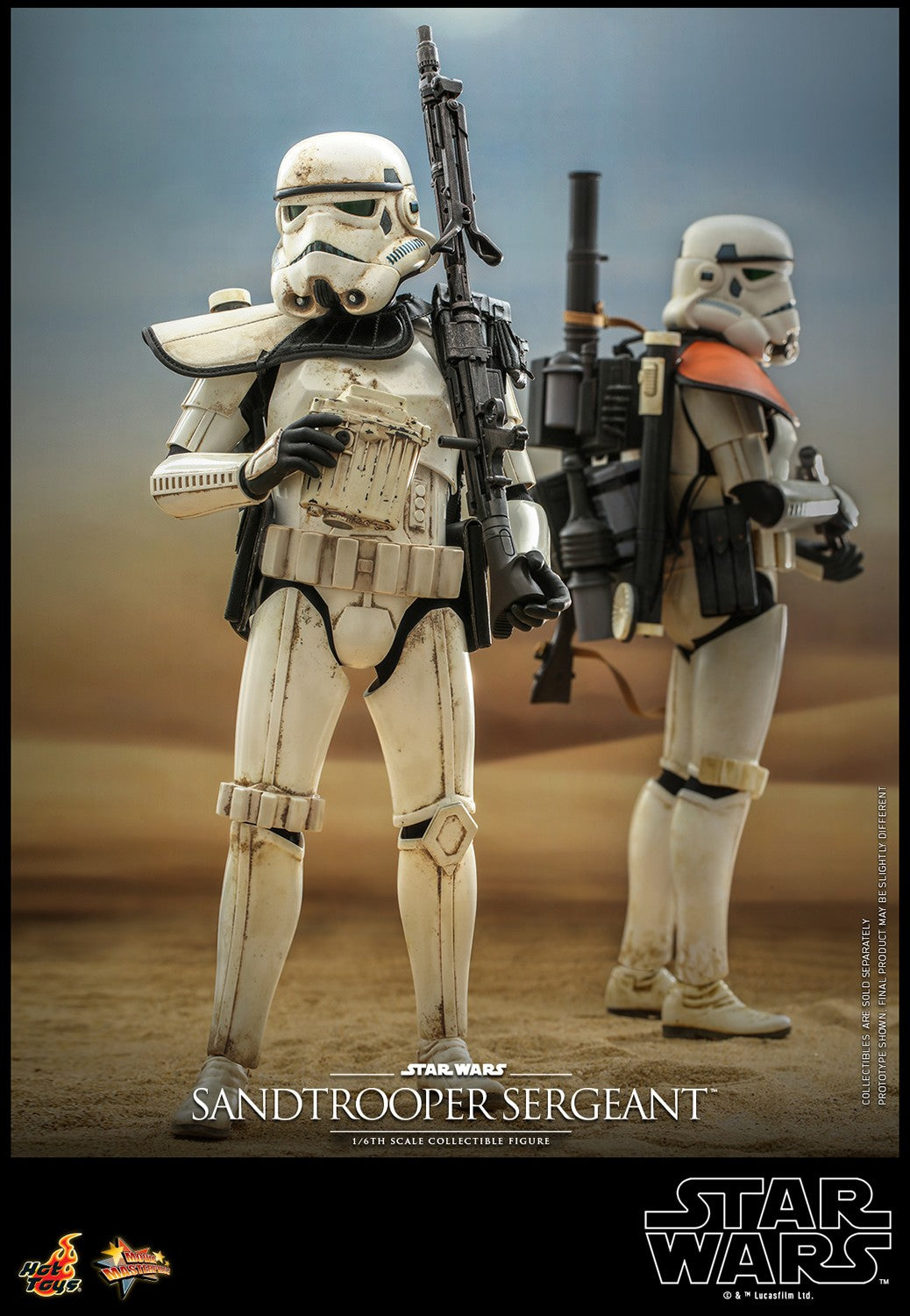 Sandtrooper Sergeant and Dewback Star Wars Sixth Scale Figure Set