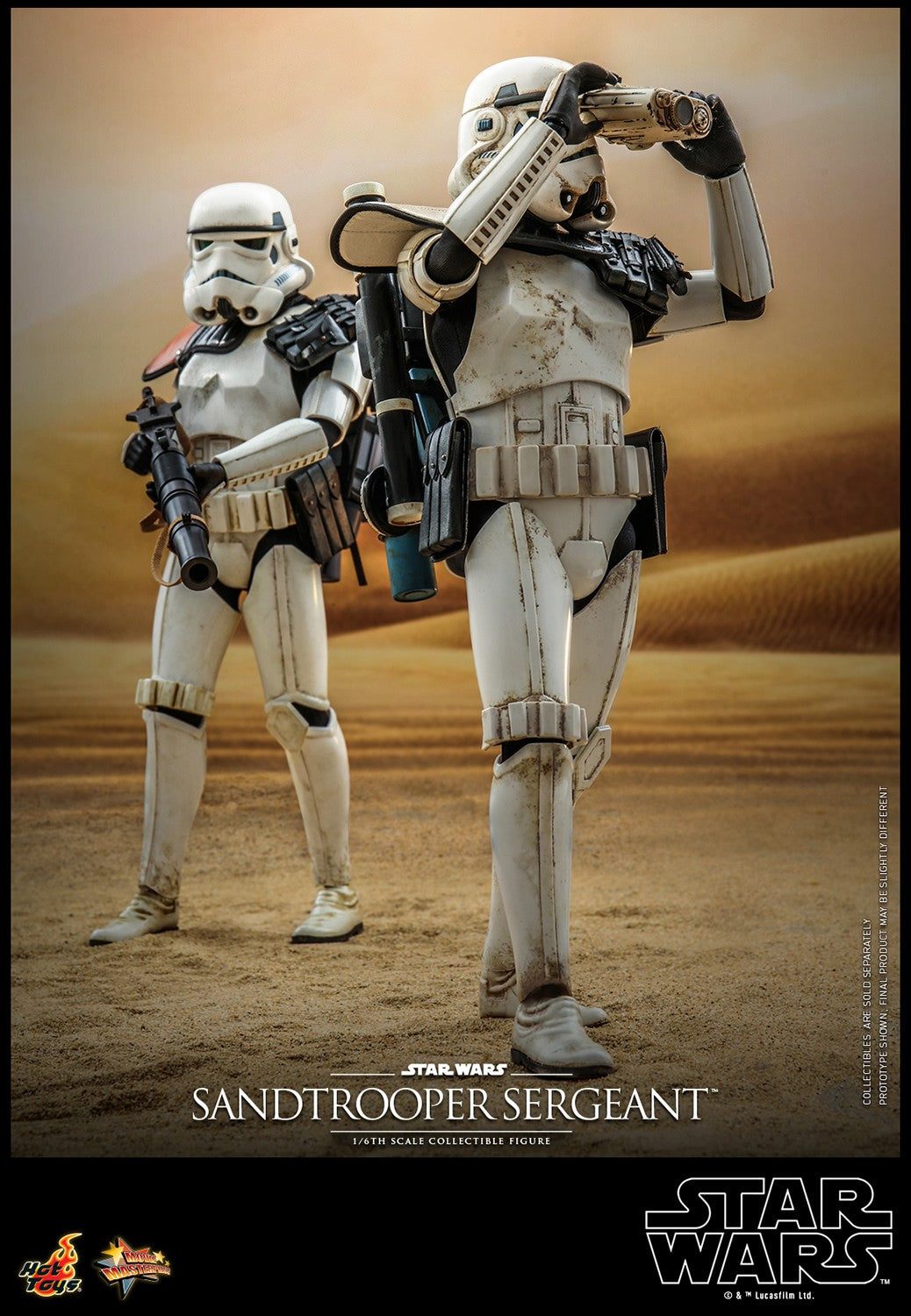 Sandtrooper Sergeant and Dewback Star Wars Sixth Scale Figure Set