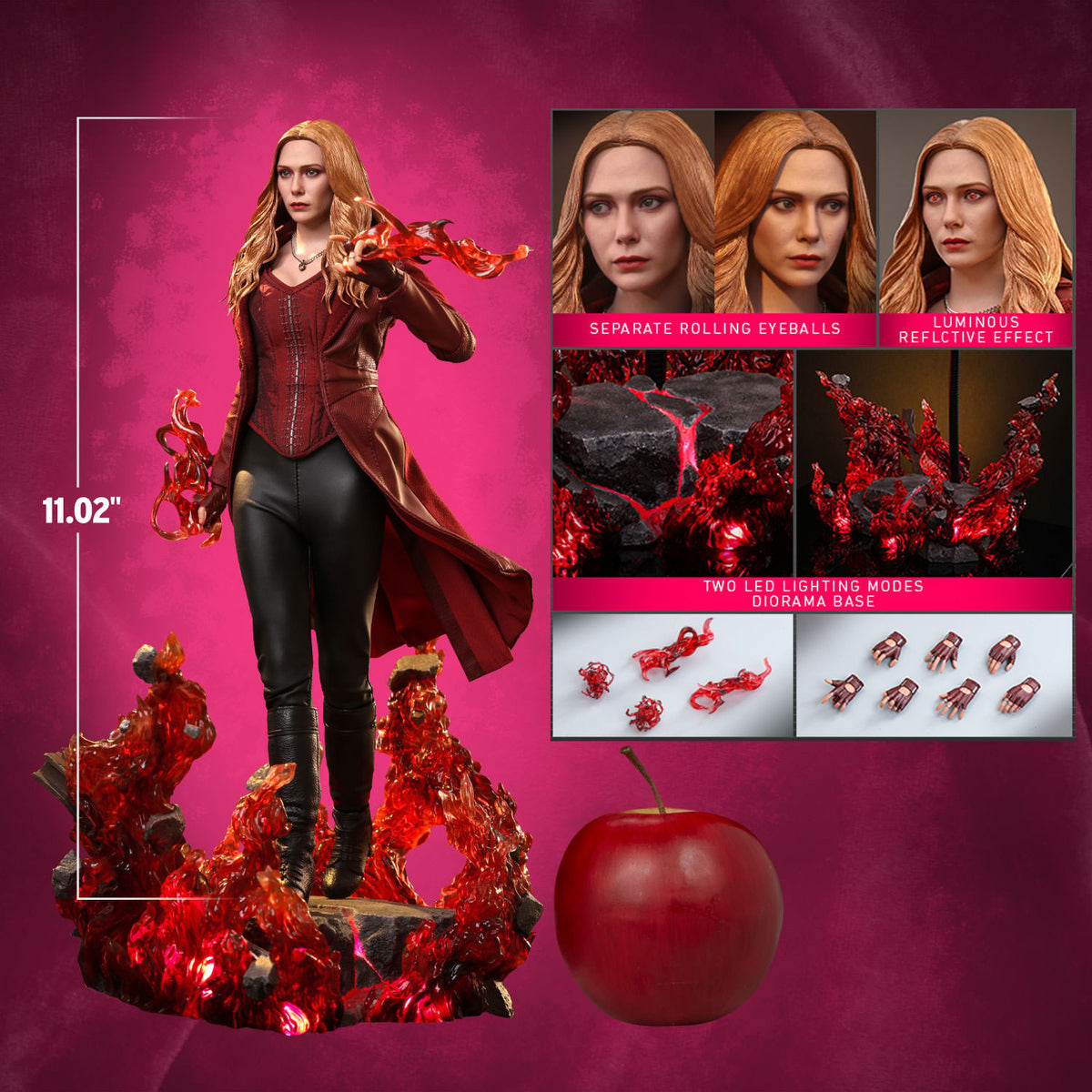 Scarlet Witch Marvel Sixth Scale Figure