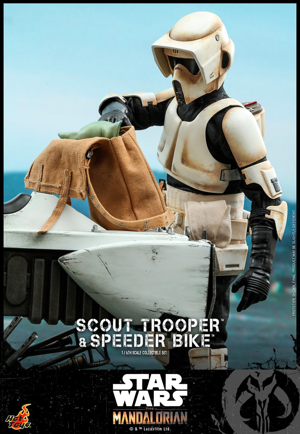 Scout Trooper and Speeder Bike Star Wars Sixth Scale Figure Set