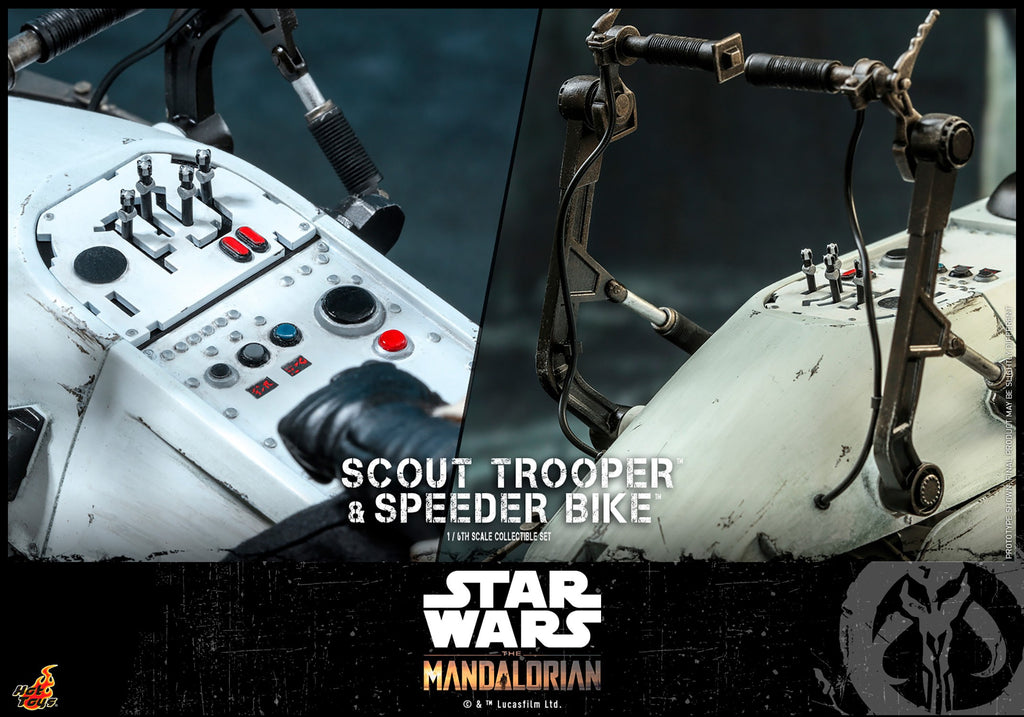 Scout Trooper and Speeder Bike Star Wars Sixth Scale Figure Set