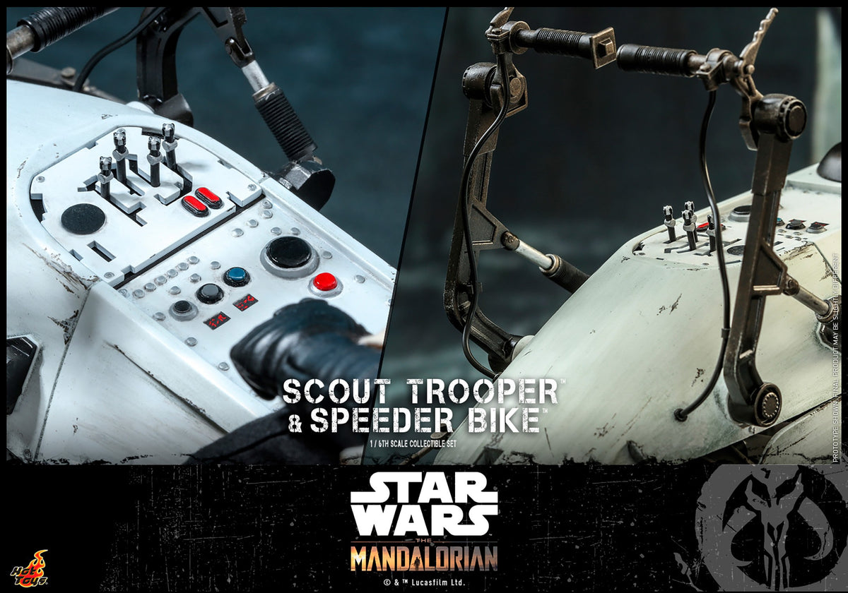 Scout Trooper and Speeder Bike Star Wars Sixth Scale Figure Set