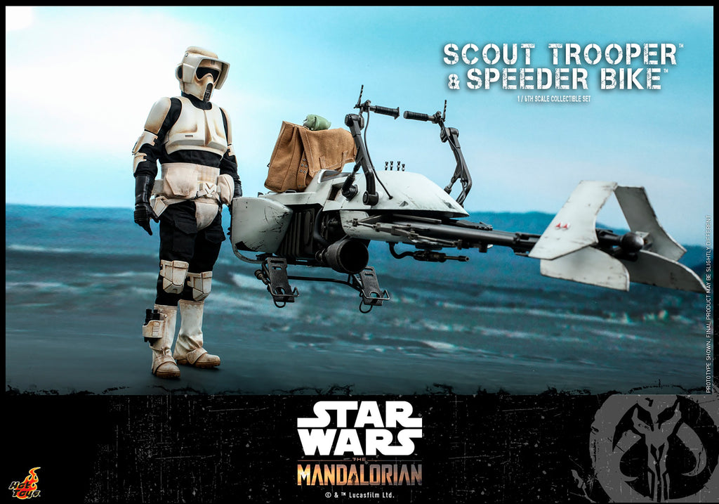 Scout Trooper and Speeder Bike Star Wars Sixth Scale Figure Set