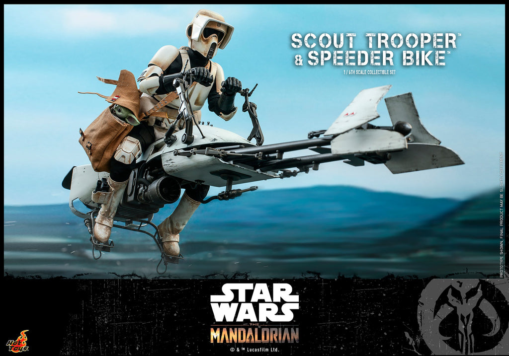 Scout Trooper and Speeder Bike Star Wars Sixth Scale Figure Set