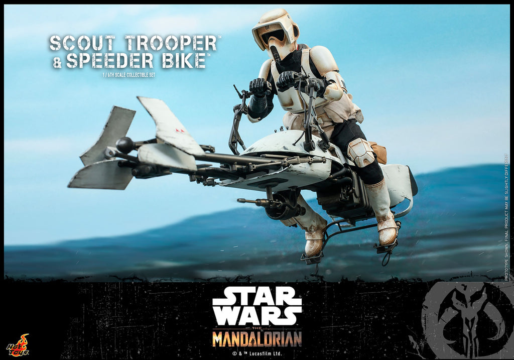 Scout Trooper and Speeder Bike Star Wars Sixth Scale Figure Set