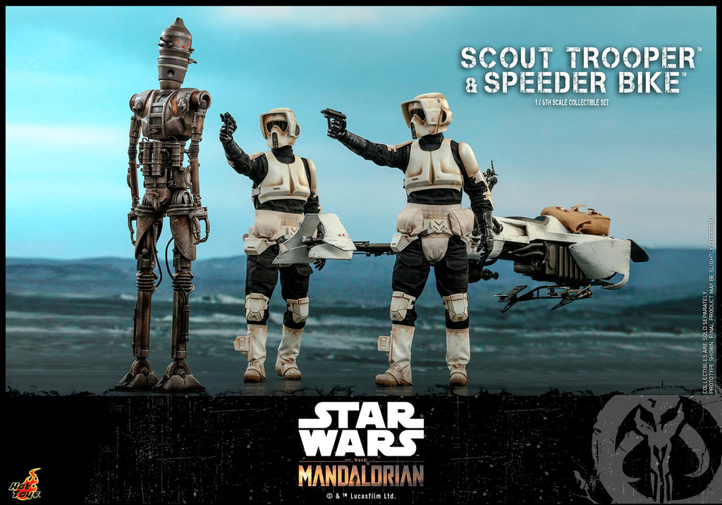 Scout Trooper and Speeder Bike Star Wars Sixth Scale Figure Set