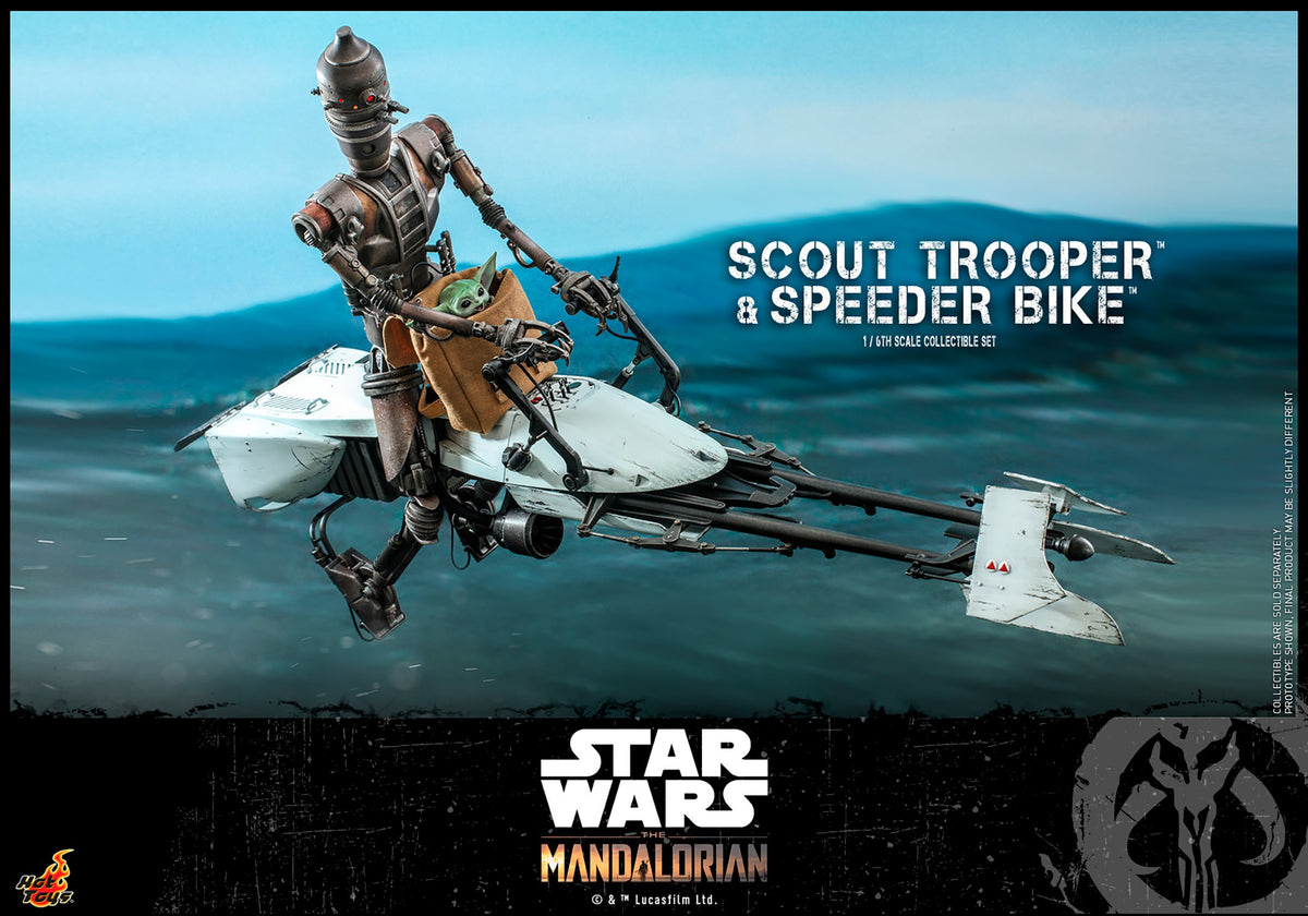 Scout Trooper and Speeder Bike Star Wars Sixth Scale Figure Set