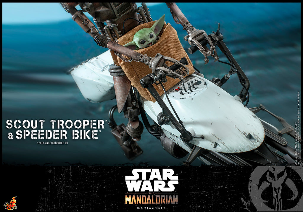 Scout Trooper and Speeder Bike Star Wars Sixth Scale Figure Set