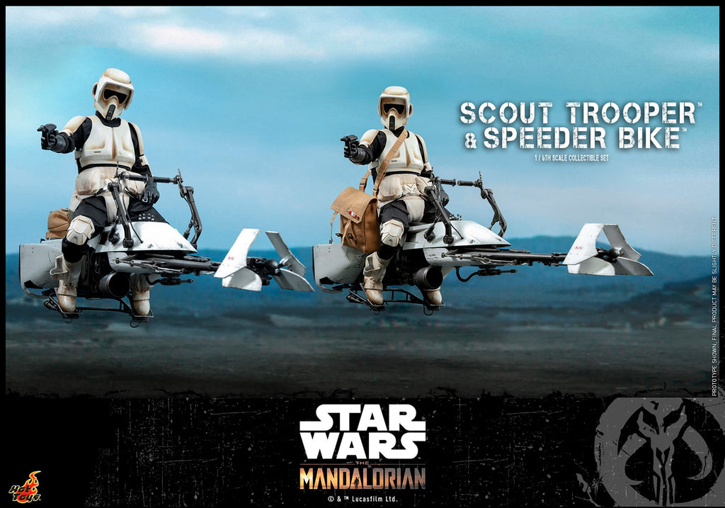 Scout Trooper and Speeder Bike Star Wars Sixth Scale Figure Set