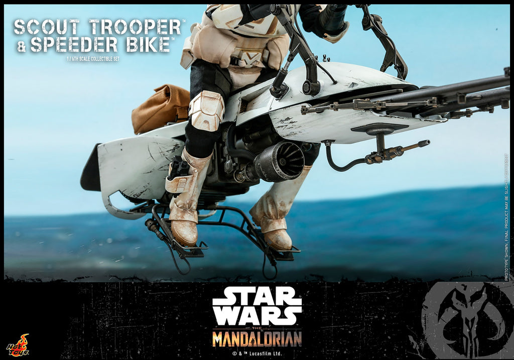 Scout Trooper and Speeder Bike Star Wars Sixth Scale Figure Set