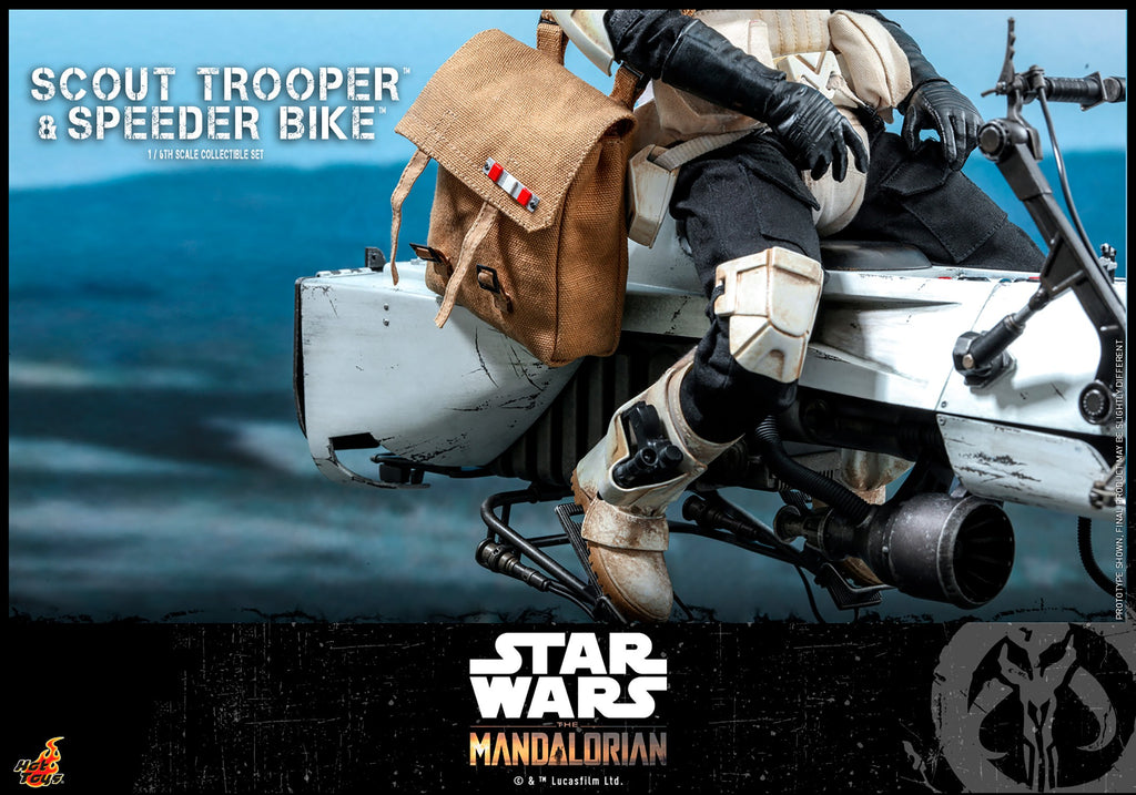 Scout Trooper and Speeder Bike Star Wars Sixth Scale Figure Set