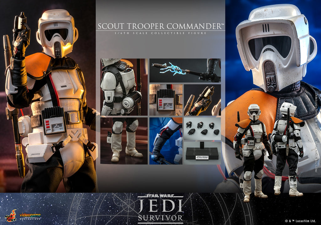 Scout Trooper Commander Star Wars Sixth Scale Figure