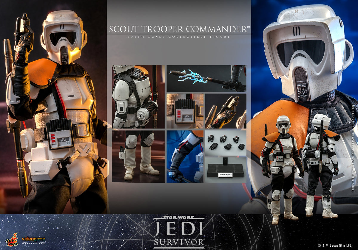 Scout Trooper Commander Star Wars Sixth Scale Figure