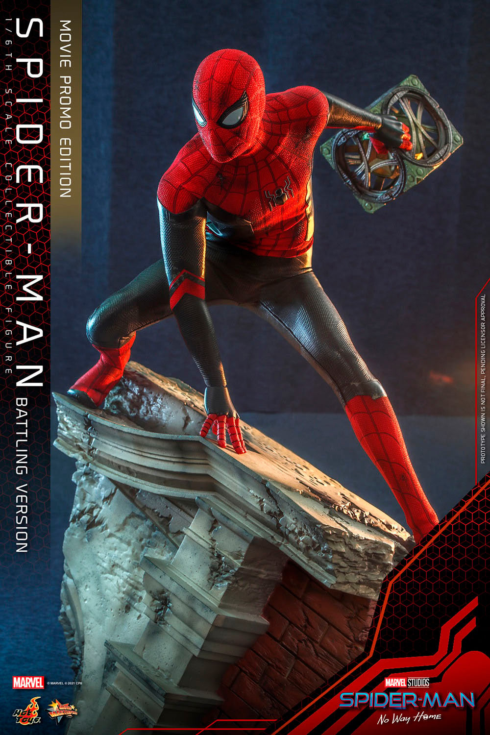 Spider-Man (Battling Version) Movie Promo Edition Marvel Sixth Scale Figure