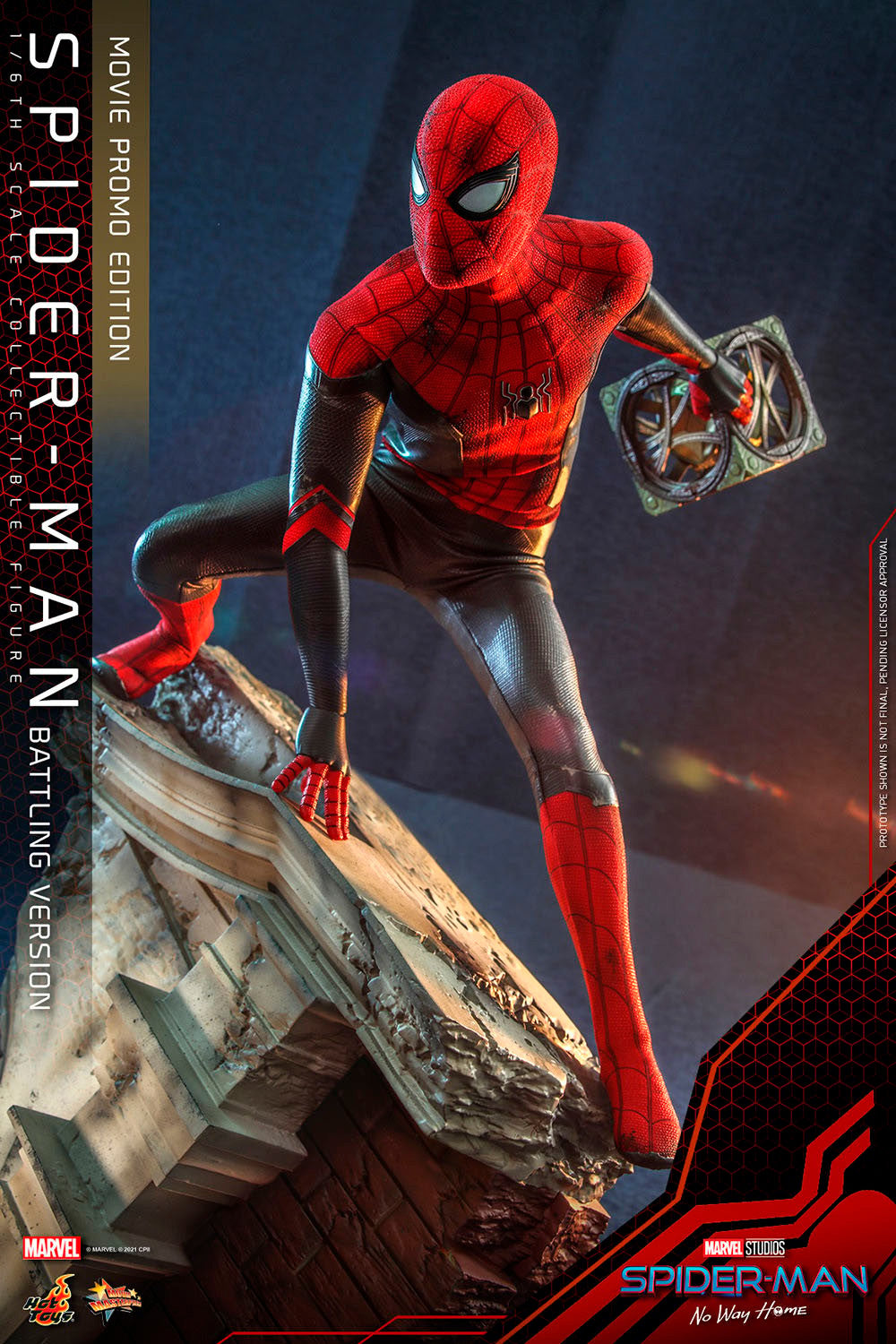 Spider-Man (Battling Version) Movie Promo Edition Marvel Sixth Scale Figure