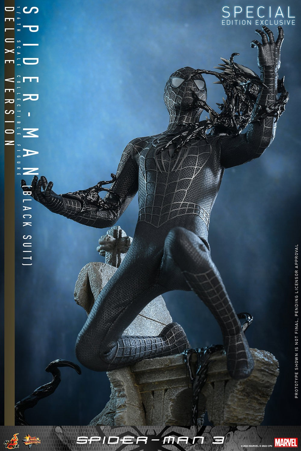 Spider-Man (Black Suit) Marvel Sixth Scale Figure