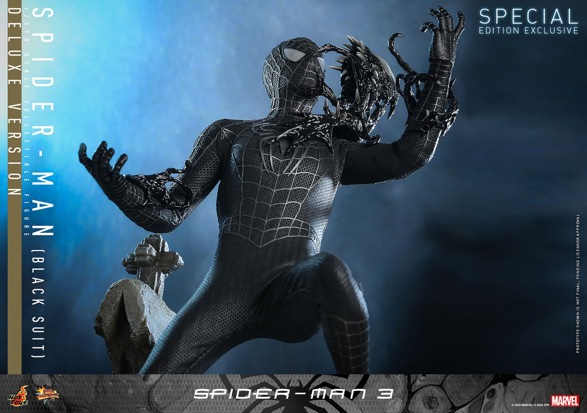 Spider-Man (Black Suit) Marvel Sixth Scale Figure