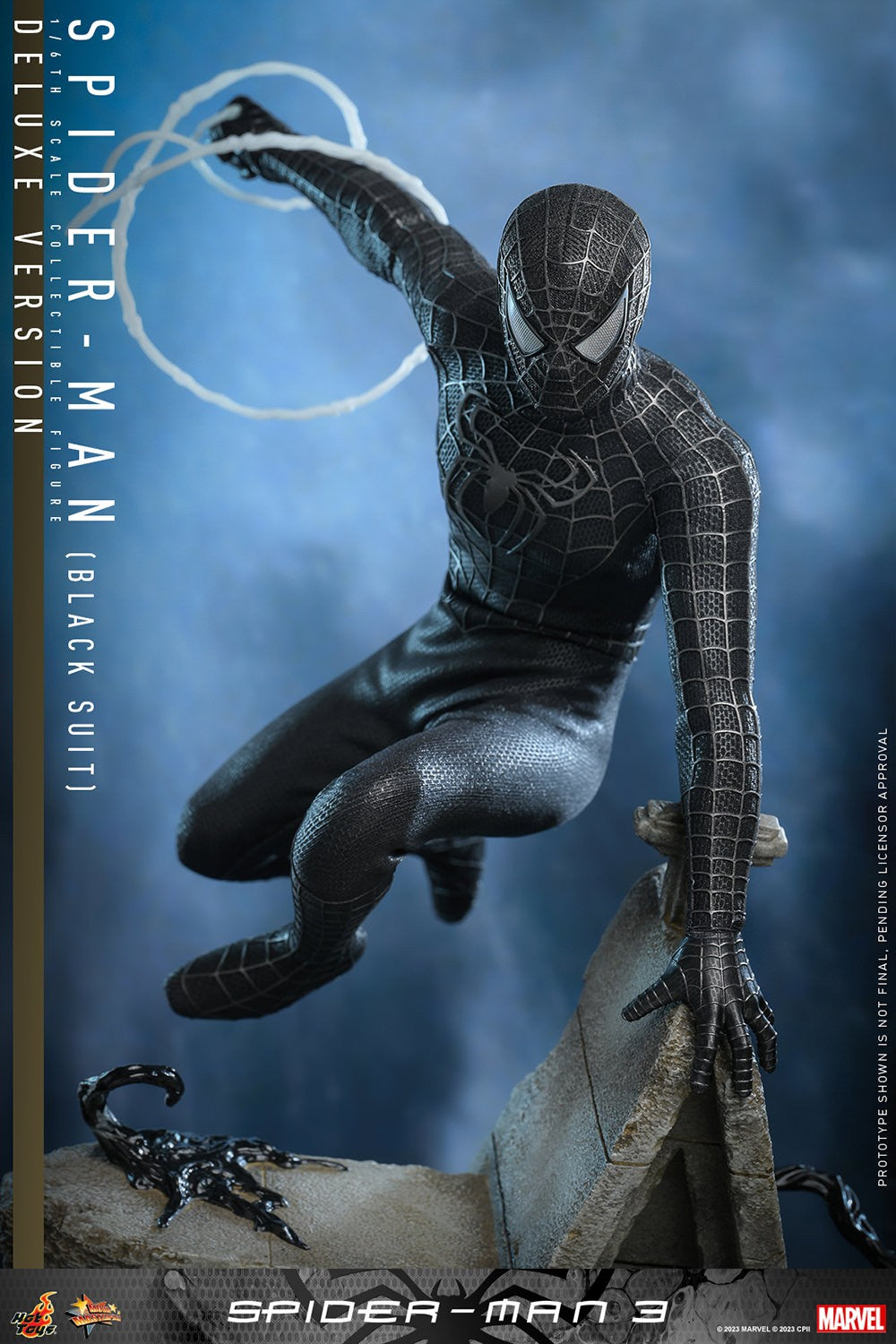 Spider-Man (Black Suit) Marvel Sixth Scale Figure