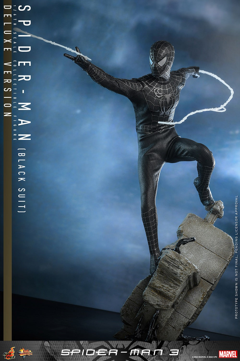 Spider-Man (Black Suit) Marvel Sixth Scale Figure