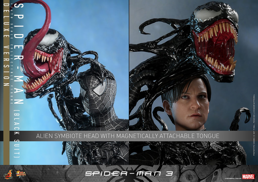 Spider-Man (Black Suit) Marvel Sixth Scale Figure