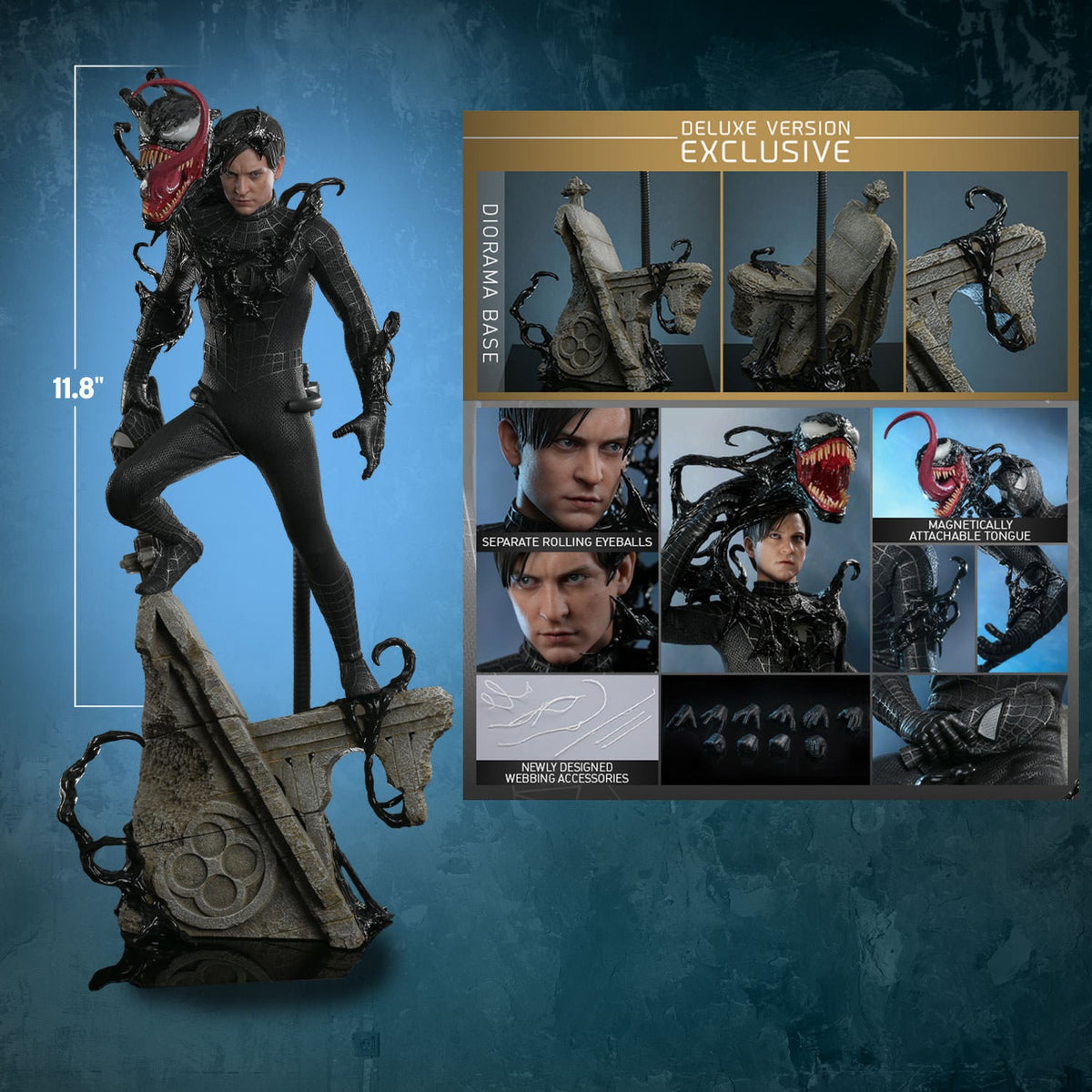 Spider-Man (Black Suit) Marvel Sixth Scale Figure