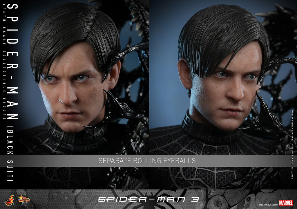 Spider-Man (Black Suit) Marvel Sixth Scale Figure
