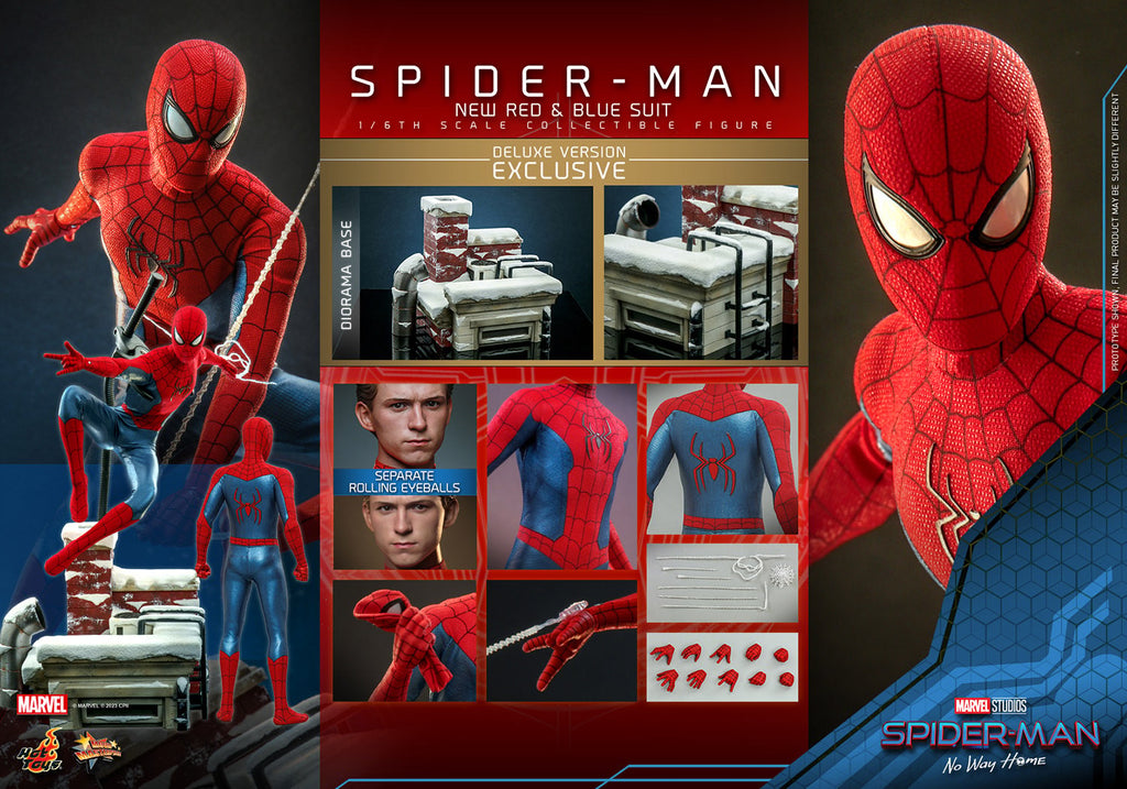 Spider-Man (New Red and Blue Suit) Marvel Sixth Scale Figure