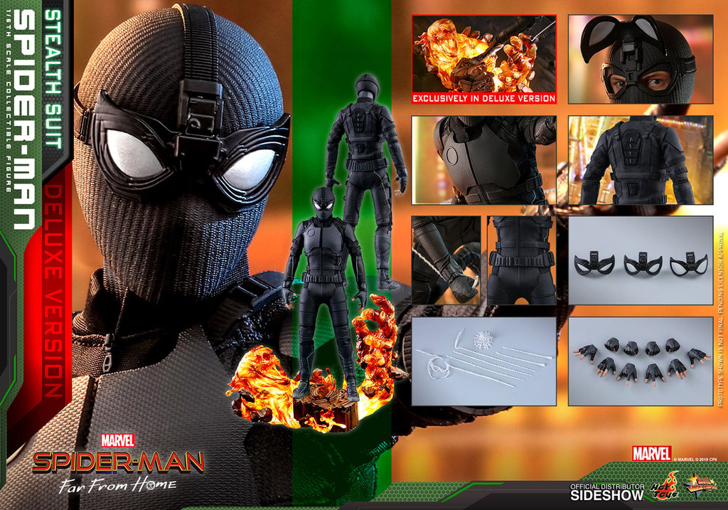 Spider-Man (Stealth Suit) Marvel Sixth Scale Figure