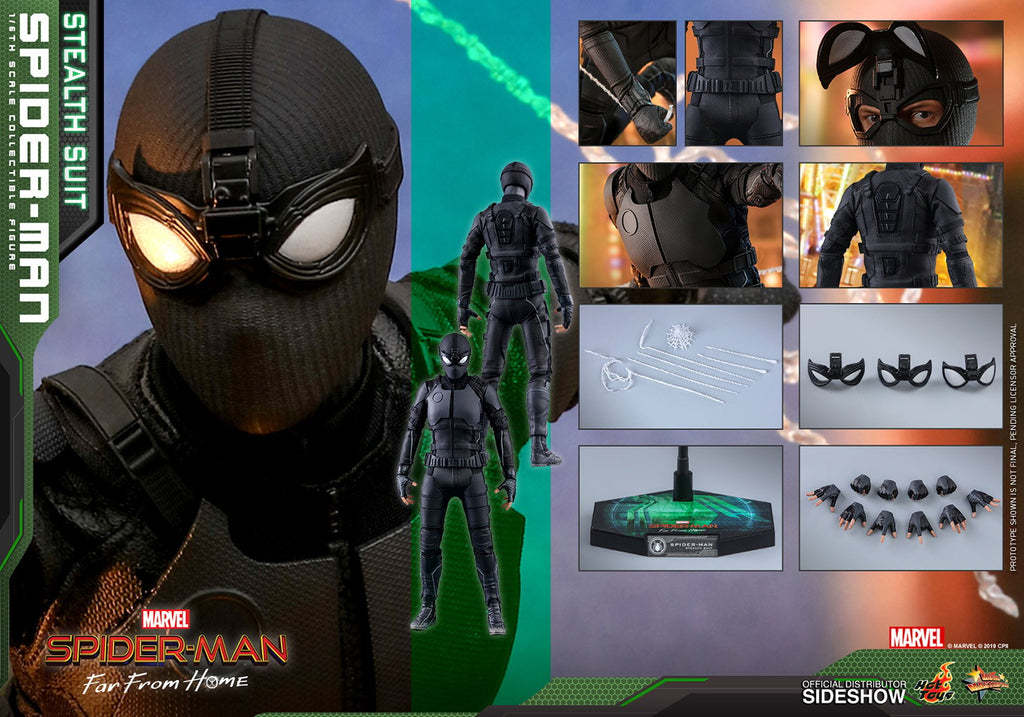 Spider-Man (Stealth Suit) Marvel Sixth Scale Figure