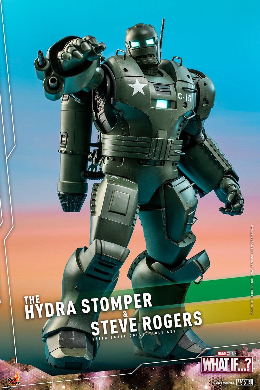 Steve Rogers and The Hydra Stomper Marvel Sixth Scale Figure Set