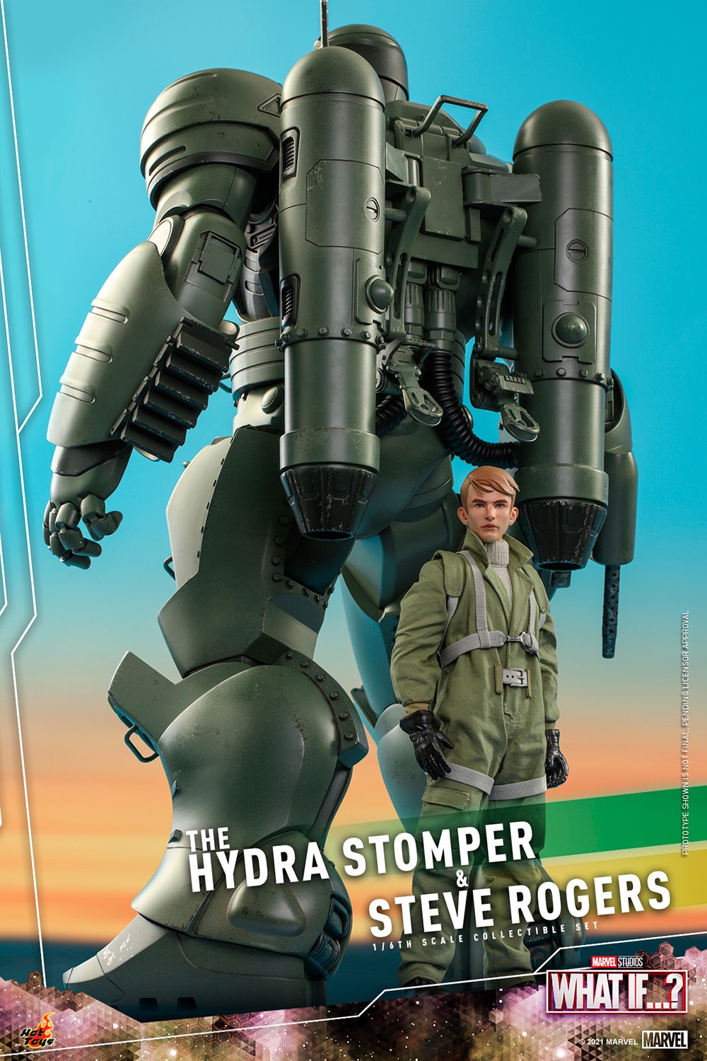 Steve Rogers and The Hydra Stomper Marvel Sixth Scale Figure Set