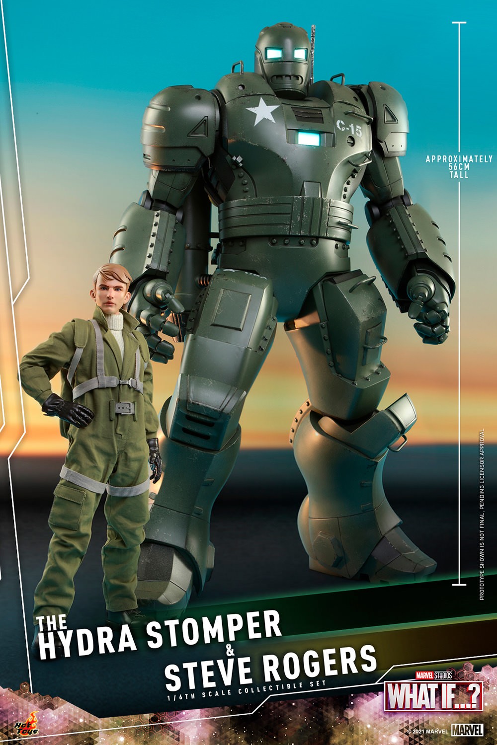 Steve Rogers and The Hydra Stomper Marvel Sixth Scale Figure Set