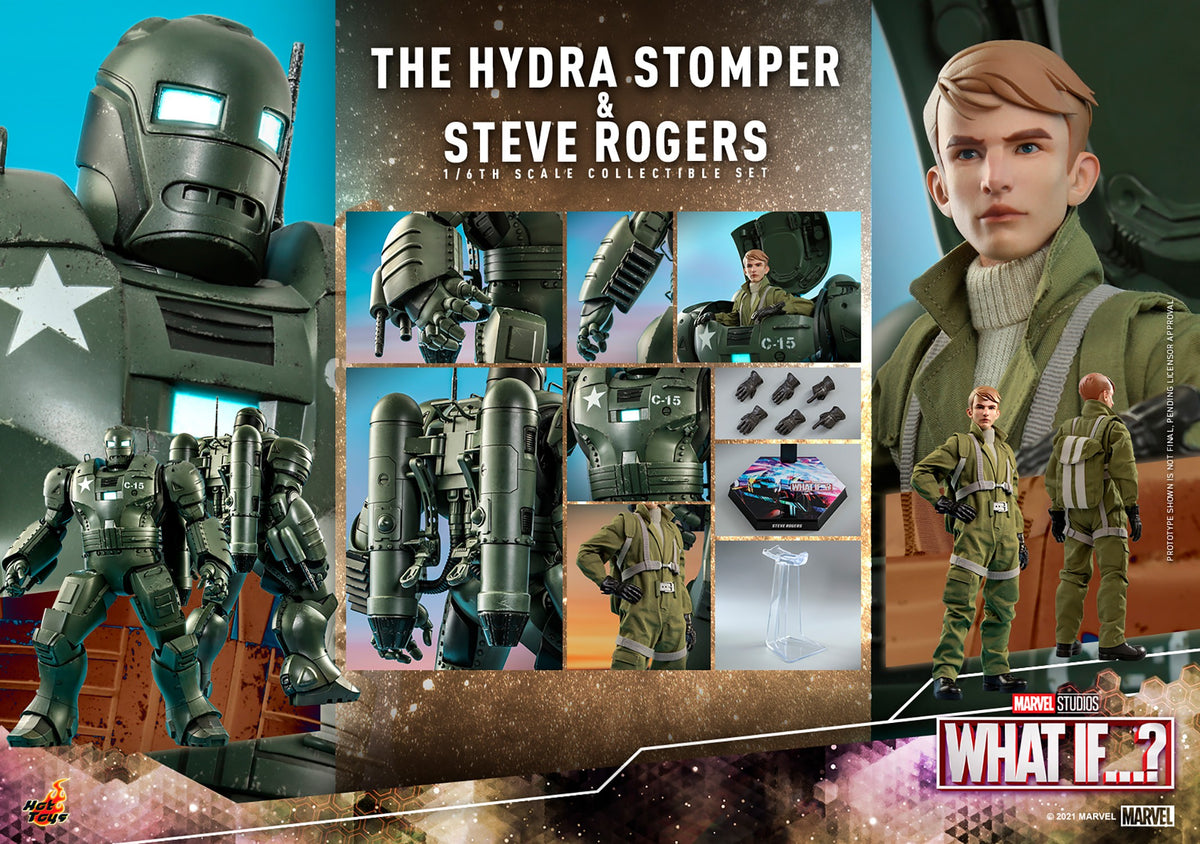 Steve Rogers and The Hydra Stomper Marvel Sixth Scale Figure Set