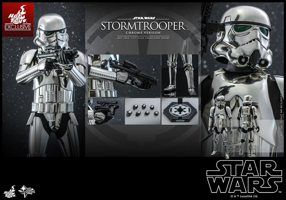Stormtrooper (Chrome Version) Star Wars Sixth Scale Figure