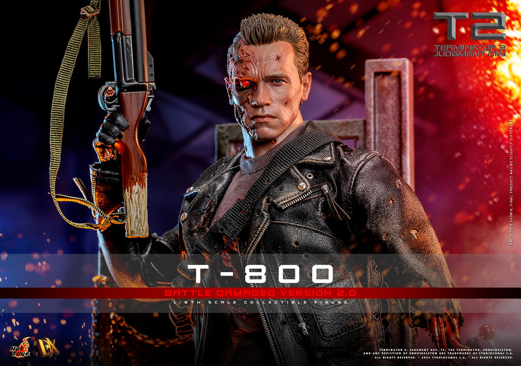 T-800 (Battle Damaged Version 2.0) Terminator Sixth Scale Figure